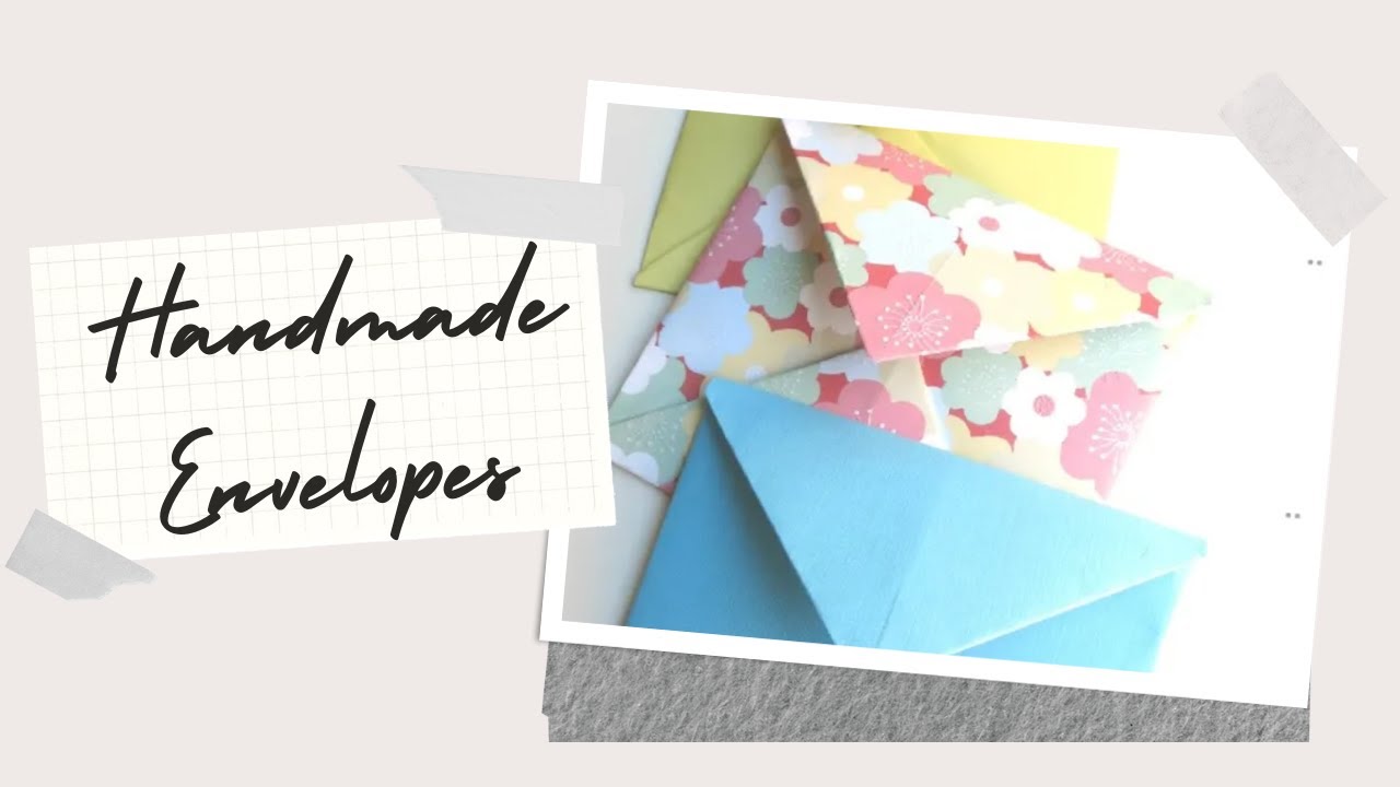 DIY Scrapbook Paper Envelopes - How to make an Envelopes from Paper