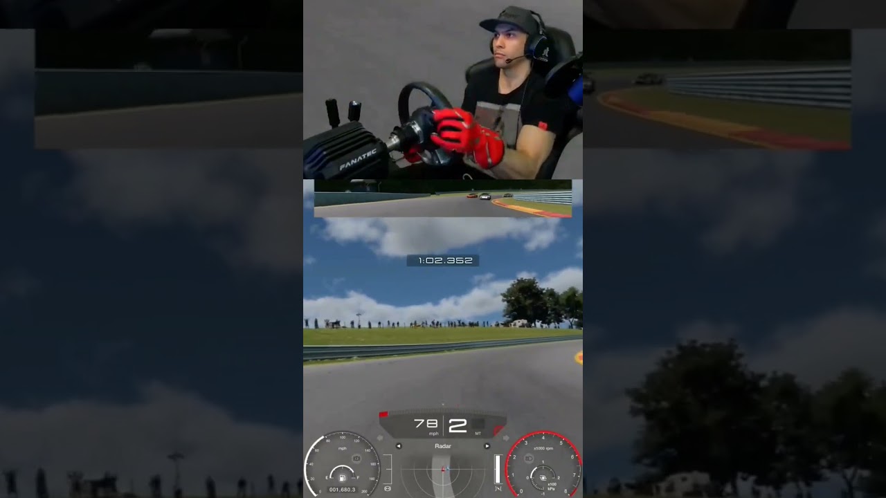 Outside pass on the meta car #granturismo #granturismo7 #gt7 #overtake #watkinsglen #antimeta