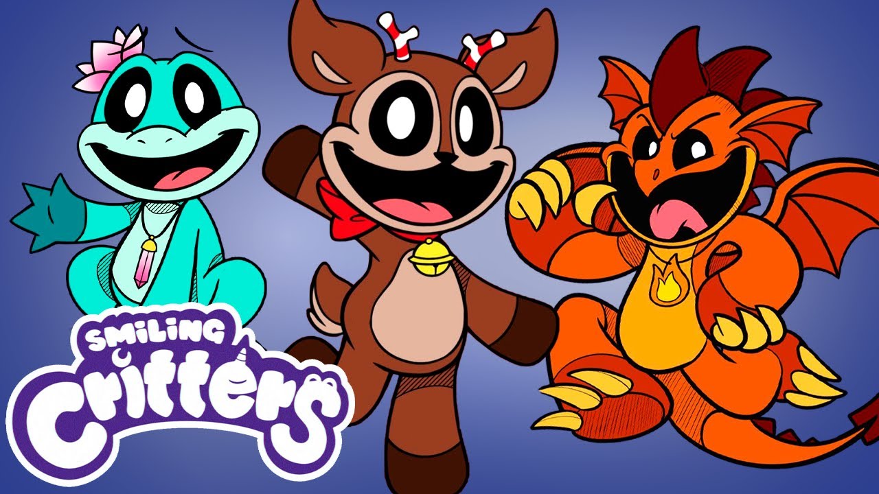 ЛУЧШИЕ НОВЫЕ фан-персонажи SMILING CRITTERS и их звуки! Poppy Playtime, главы 3 и 4