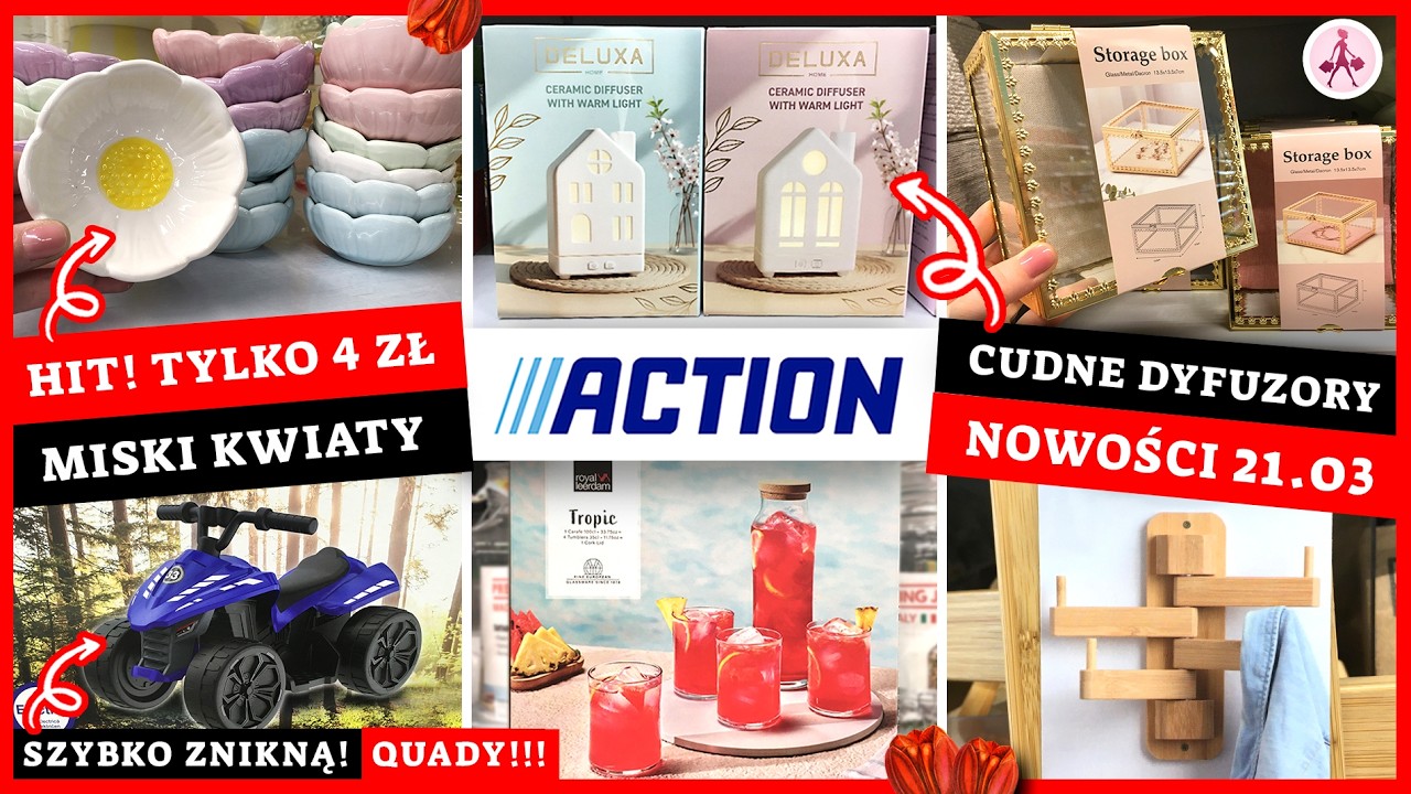 ACTION MISKI KWIATY! 🌸😍 Cudne dyfuzory! 😍 SZOK! QUADY! 😱