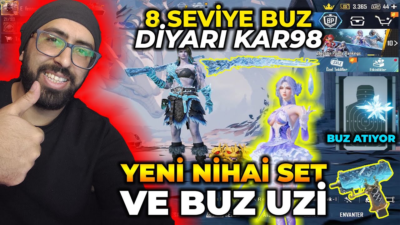 BUZ DİYARI KAR98 VE BUZ UZİ GELDİ! BU SANDIK AÇILIR MI? SANDIĞI FULLEDİM! PUBG Mobile