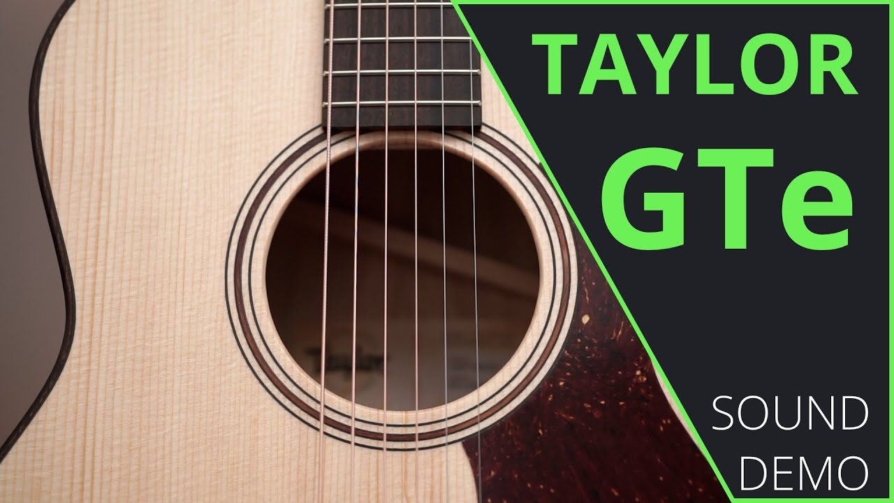 Taylor GTe Urban Ash - Sound Demo (no talking)