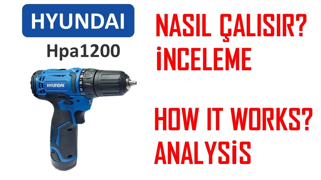 HYUNDAİ HPA1200 ŞARJLI VİDALAMA #reklam