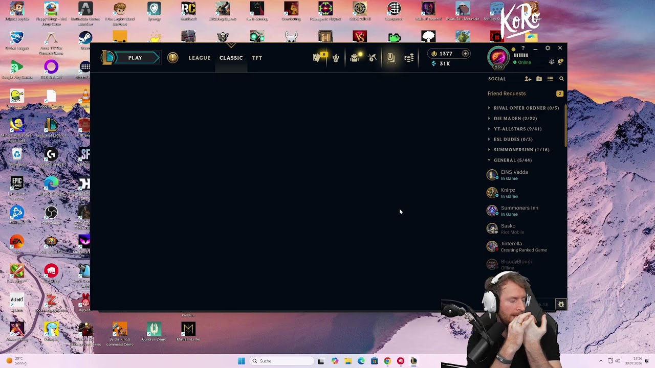 LoL Classic! GEGE | !razer !snocks !koro !holzkern #Werbung