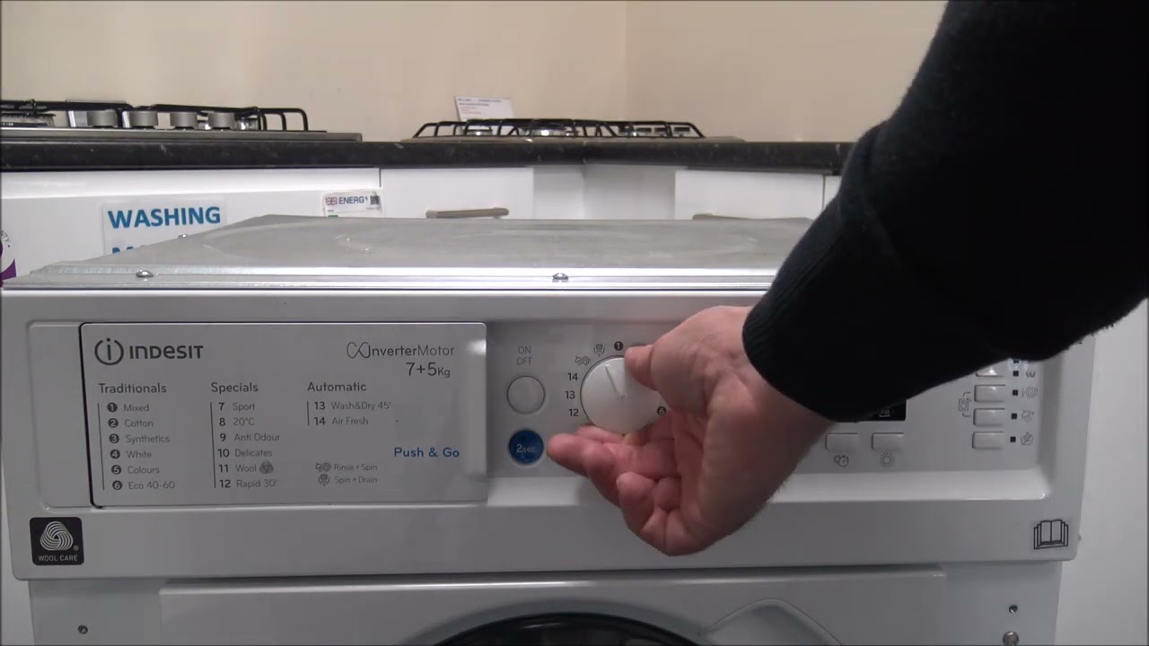 Indesit BIWDIL75148 Integrated Washer Dryer