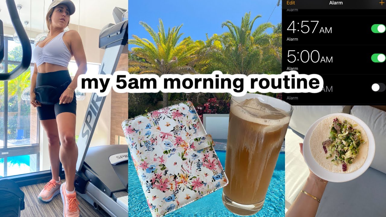 my realistic 5am morning routine/ how to wake up early