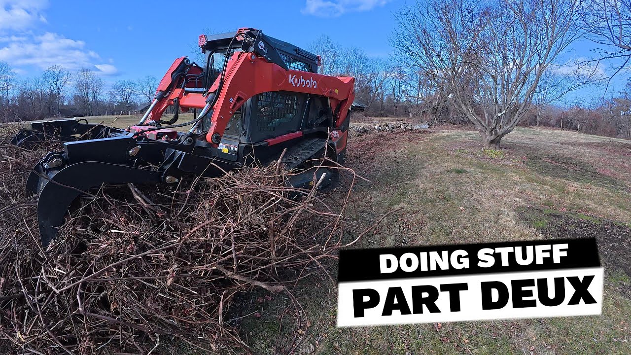 Cleaning Up Trails on the Back of the Property