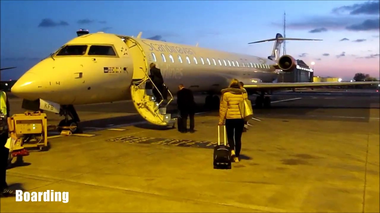 ✈FLIGHT REPORT | ✈ CRJ900 | SAS Scandinavian Airlines | Manchester - Copenhagen | Economy