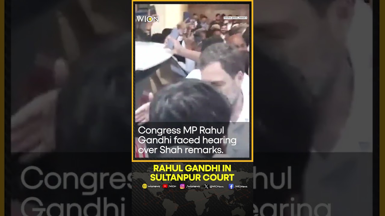 Rahul Gandhi Appears in Sultanpur Court | 2018 Defamation Case | WION