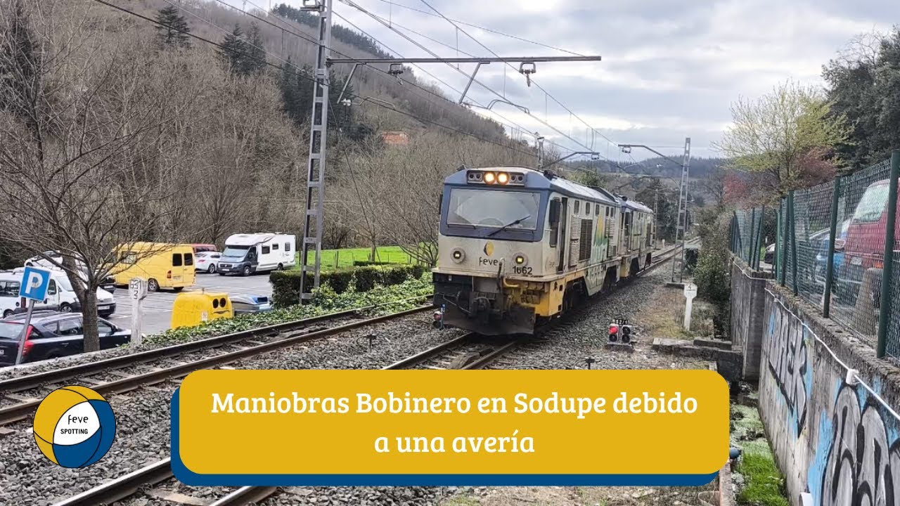 Maniobras Bobinero en Sodupe debido a una avería  [2024]