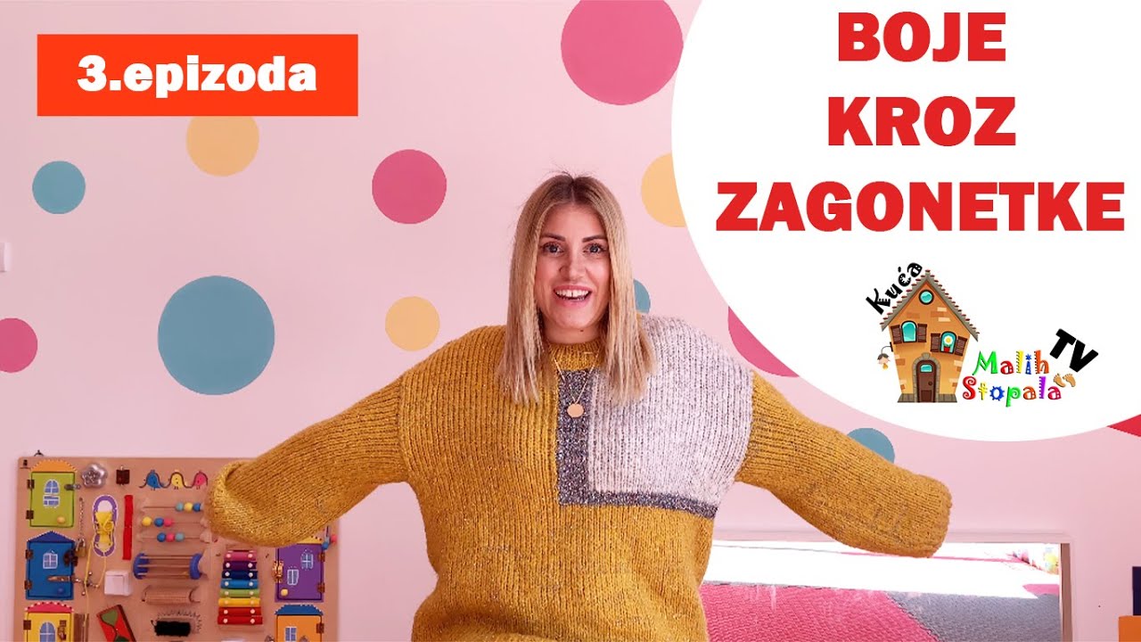 Vrtić kod kuće - Ep.3 - Boje kroz zagonetke - Gost reprezentativac Srbije - Kuća Malih Stopala TV