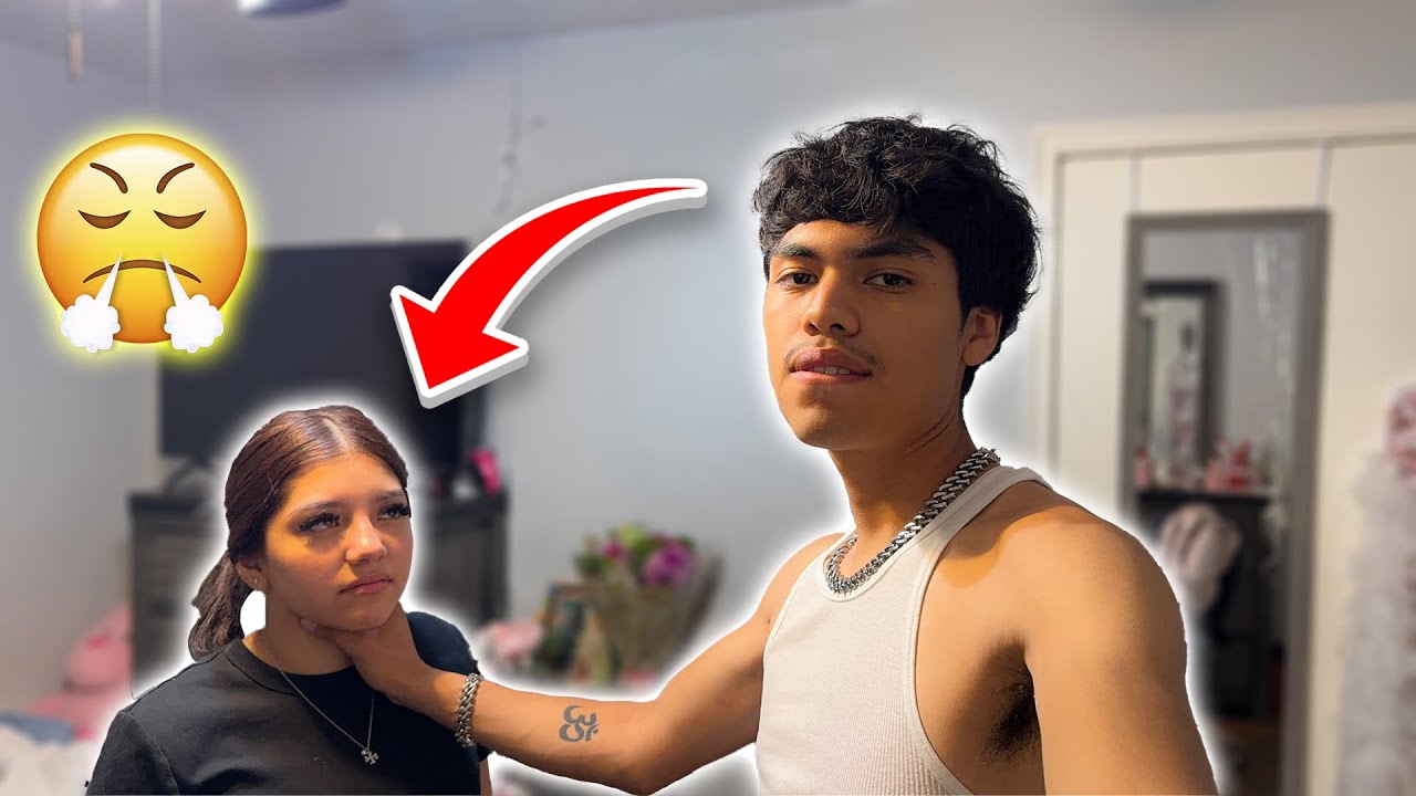 STARTING AN ARGUMENT THEN GRABBING JACKIE NECK TO GET HER REACTION😳😍