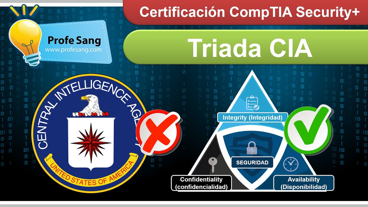 Triada CIA (Video 1 del Curso CompTIA Security+ Módulo 1)