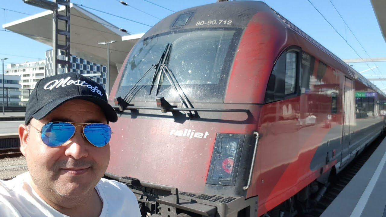 رحلة القطار من بودابست الى فيينا train trip from Budapest to Vienna