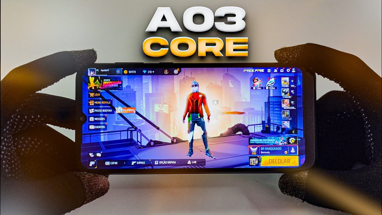 GALAXY A03 CORE MELHOR CELULAR FRACO PARA JOGAR FREE FIRE 📱