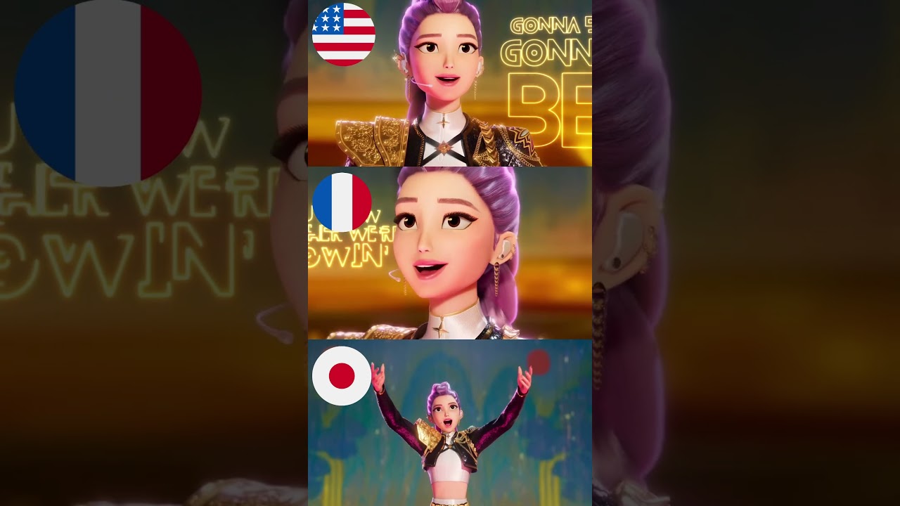 KPop Demon Hunters &ldquo;Golden&rdquo; MV in Different Languages | Sony Animation