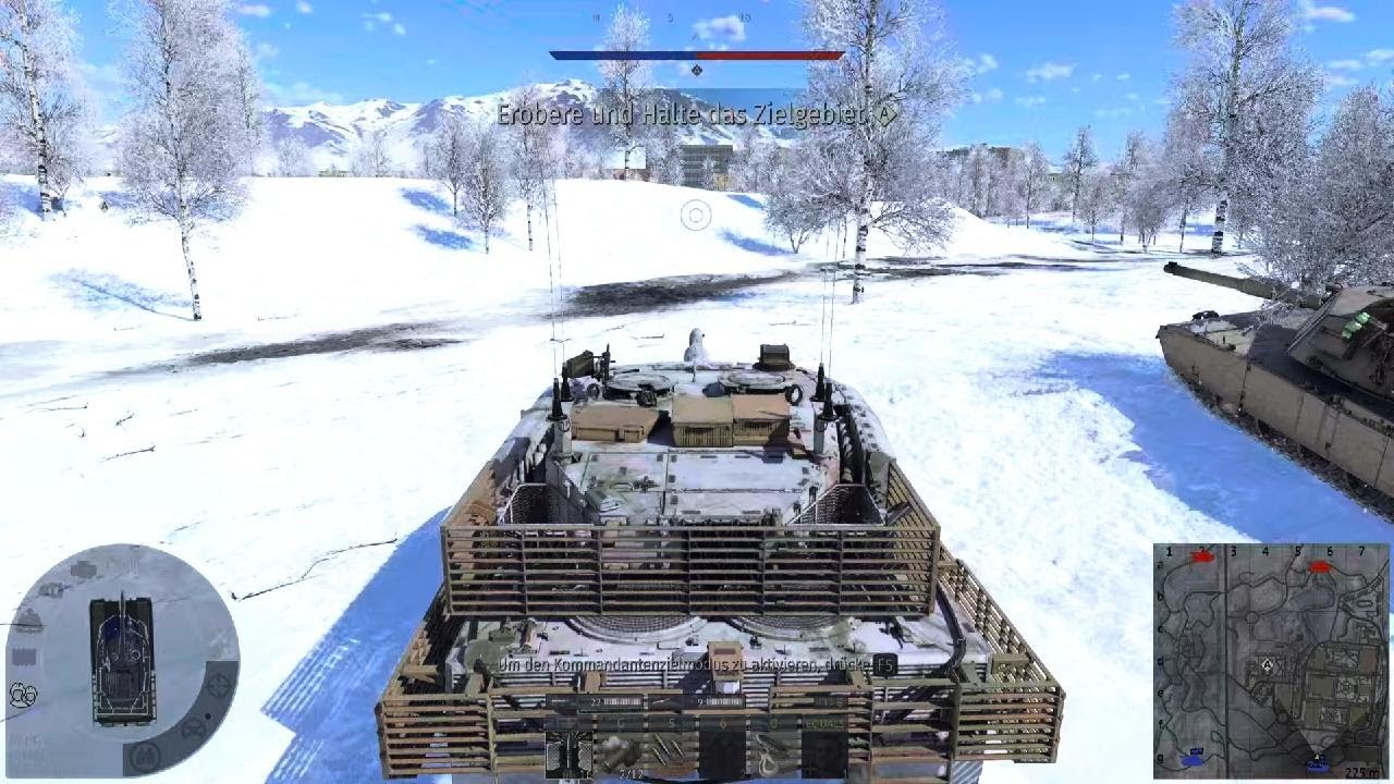 Leopard 2A4M / Leopard 2A4M (SM) Nuke Gameplay War Thunder