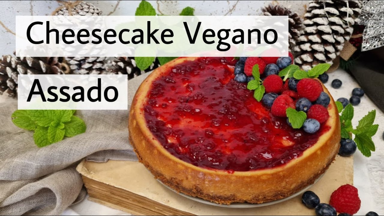 CHEESECAKE VEGANO ASSADO NO FORNO A MELHOR RECEITA DESTE NATAL | NA COZINHA COM AMOR | Susana Ramos