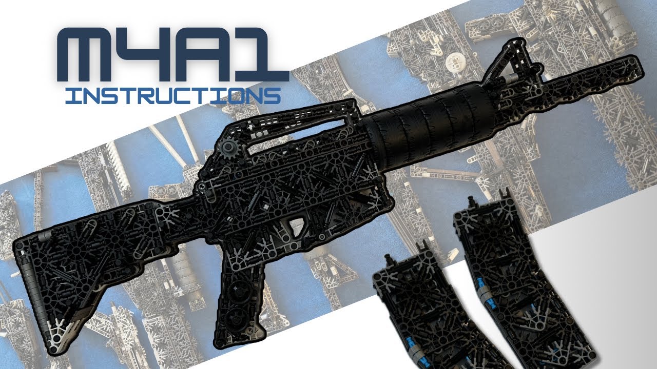 K'NEX M4A1 | firing pin | gun instructions