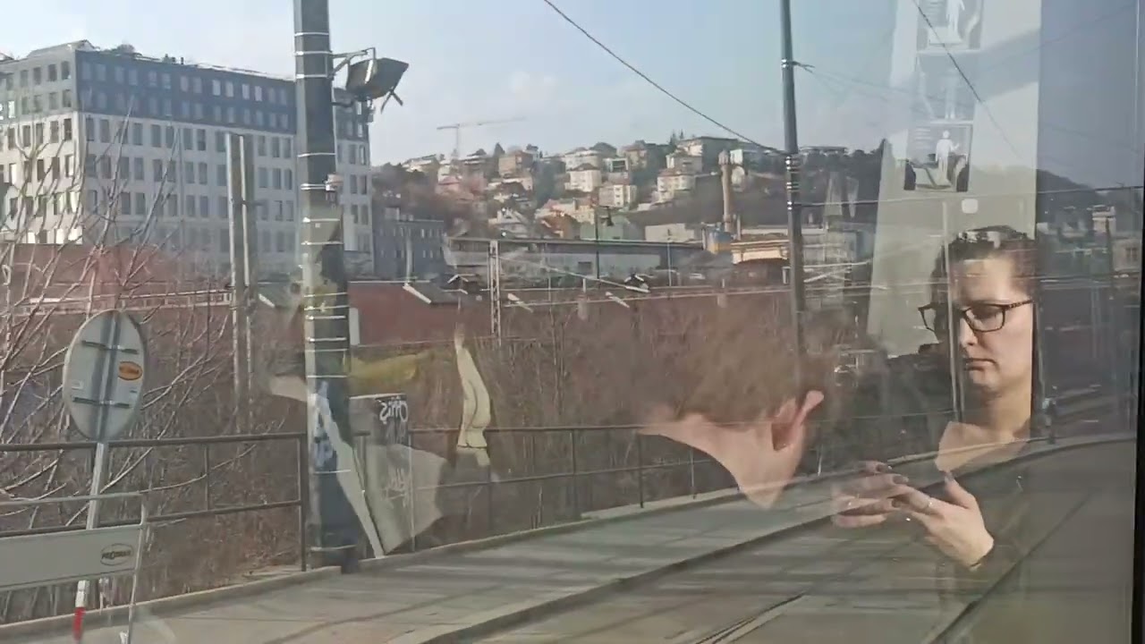 1027 .10 3 2026. Praha 5. Маршрут трамвая 20.