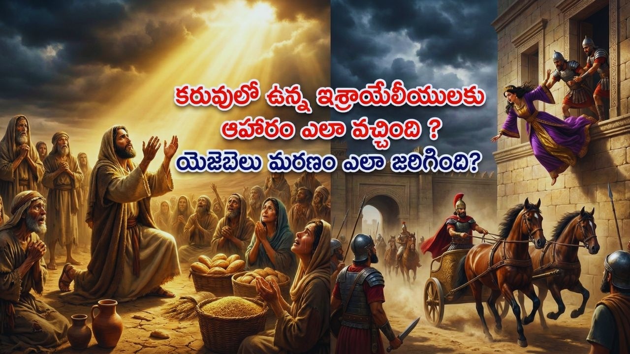 కరువులో ఉన్న ఇశ్రాయేలీయులకు ఆహారం ఎలా వచ్చింది? | 2 Kings 6–10 #mcvtelugu #mychristvoicetelugu