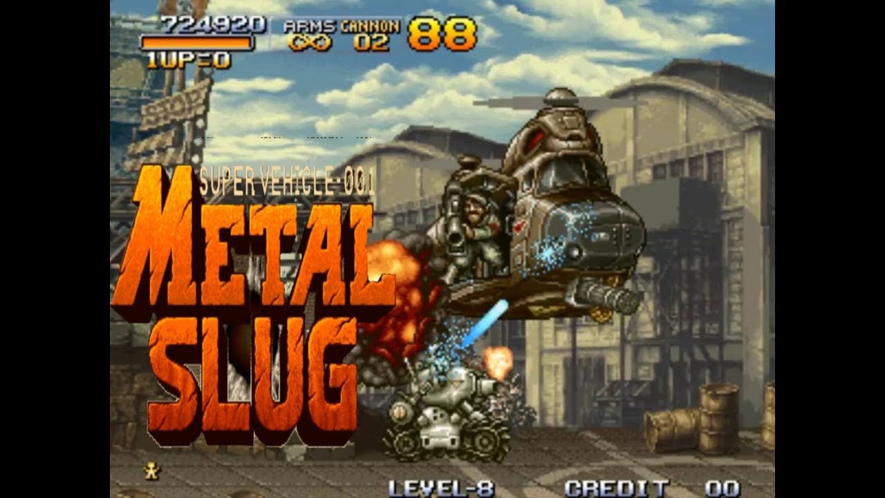 METAL SLUG 1 越南大戰 1  LVVEL 8 通關