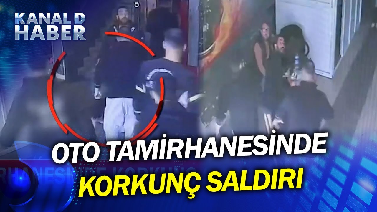 İnsanlık Etti, &Ccedil;ocuğunun Yanında Saldırıya Uğradı! O Anlar Kamerada