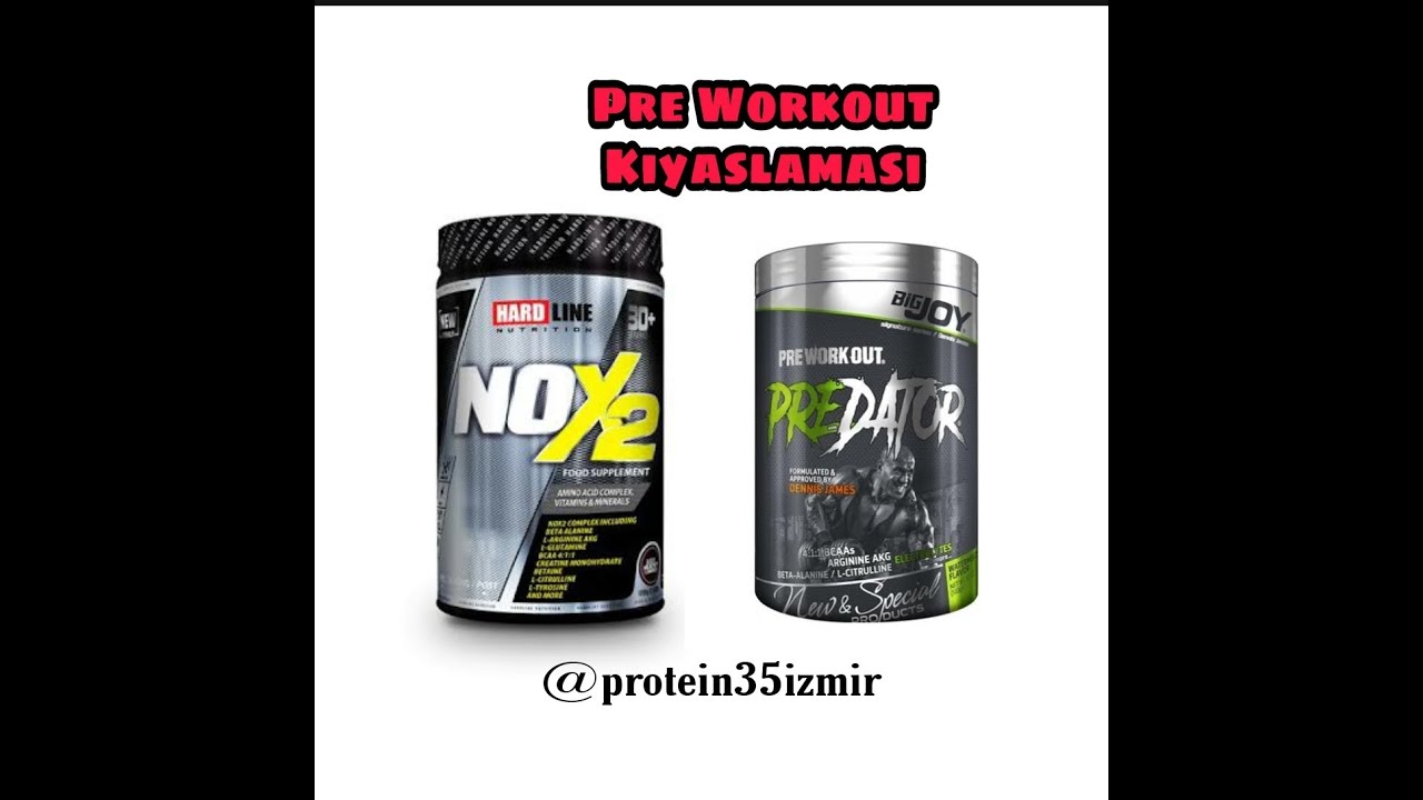 Hardline NOX2 vs Bigjoy Predator (Pre Workout Karşılaştırma)