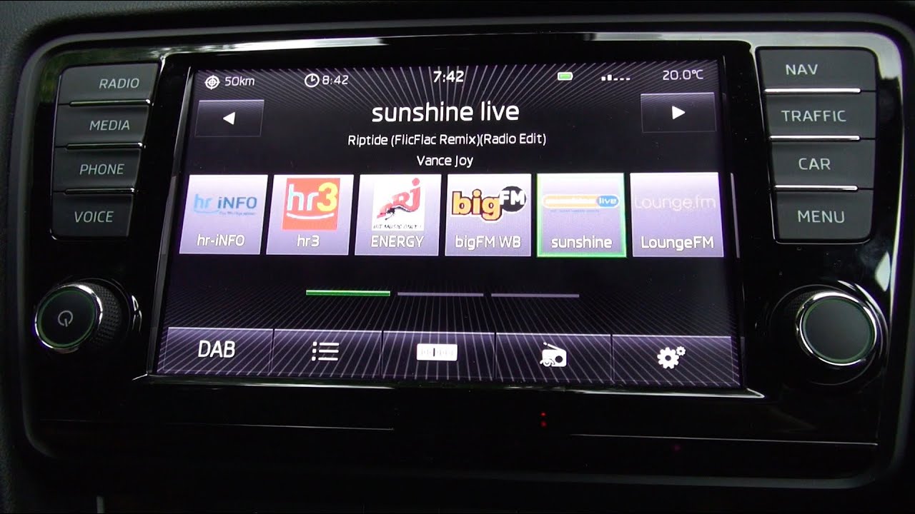 2015 Skoda Octavia III RS Columbus Navigationssystem / Infotainment