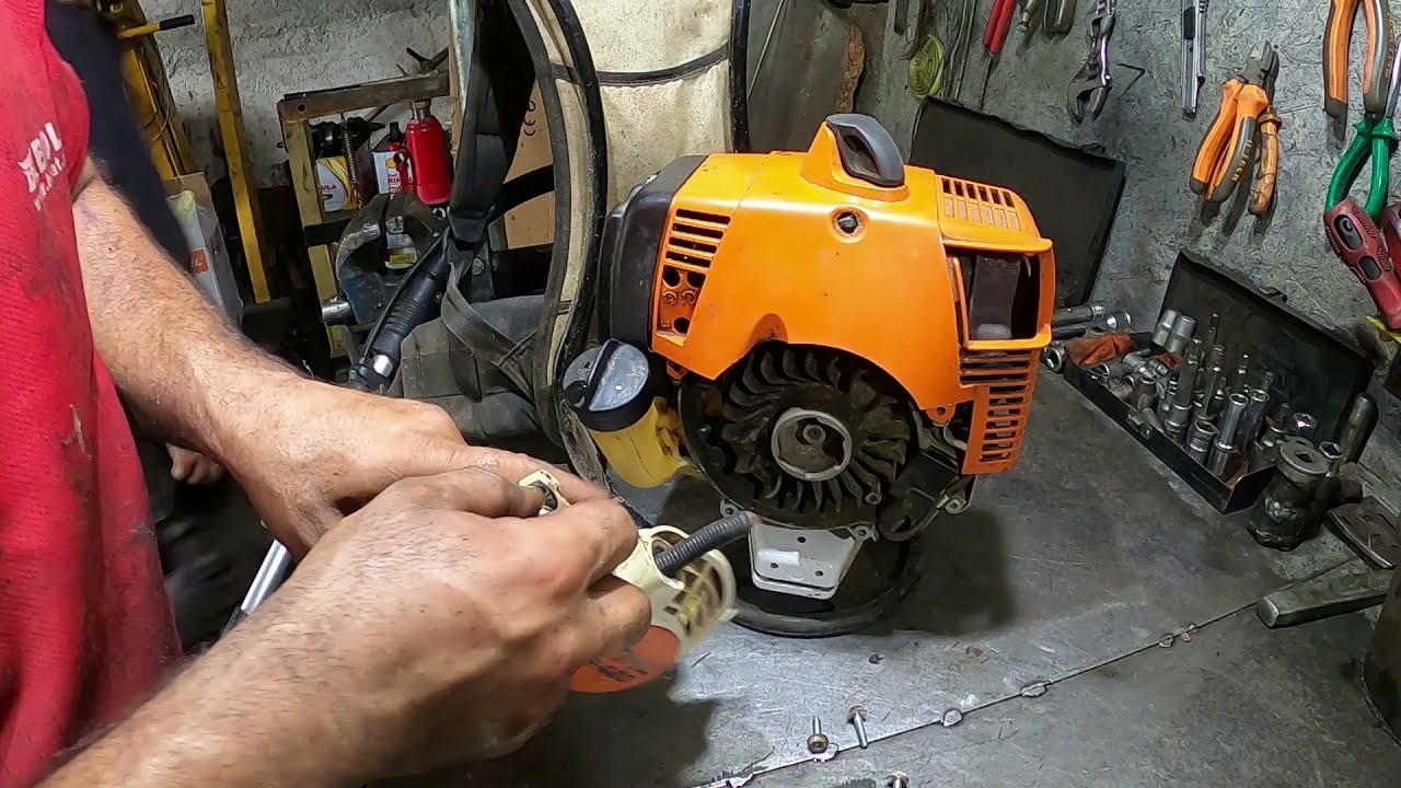 Stihl Fr 480 Motorlu Tırpan Starter ip değişimi Nasıl yapılır / Motorlu Tırpan Tamiri