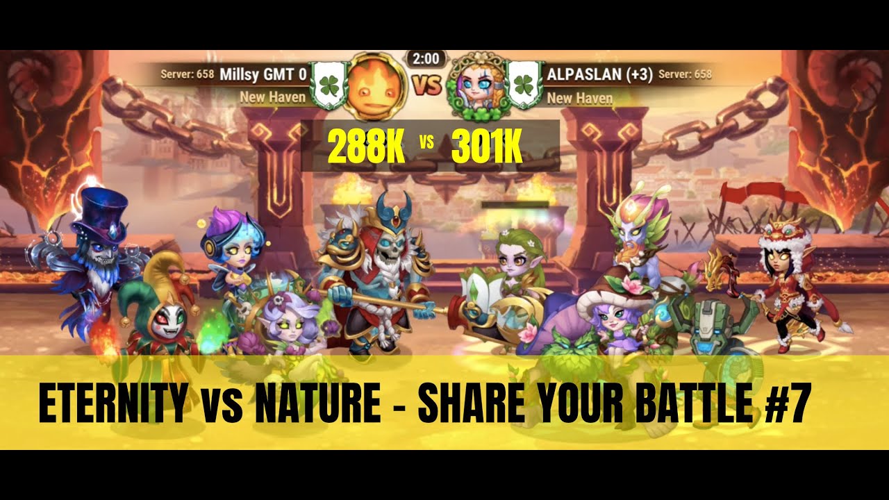 ETERNITY vs NATURE - SHARE YOUR BATTLE #7