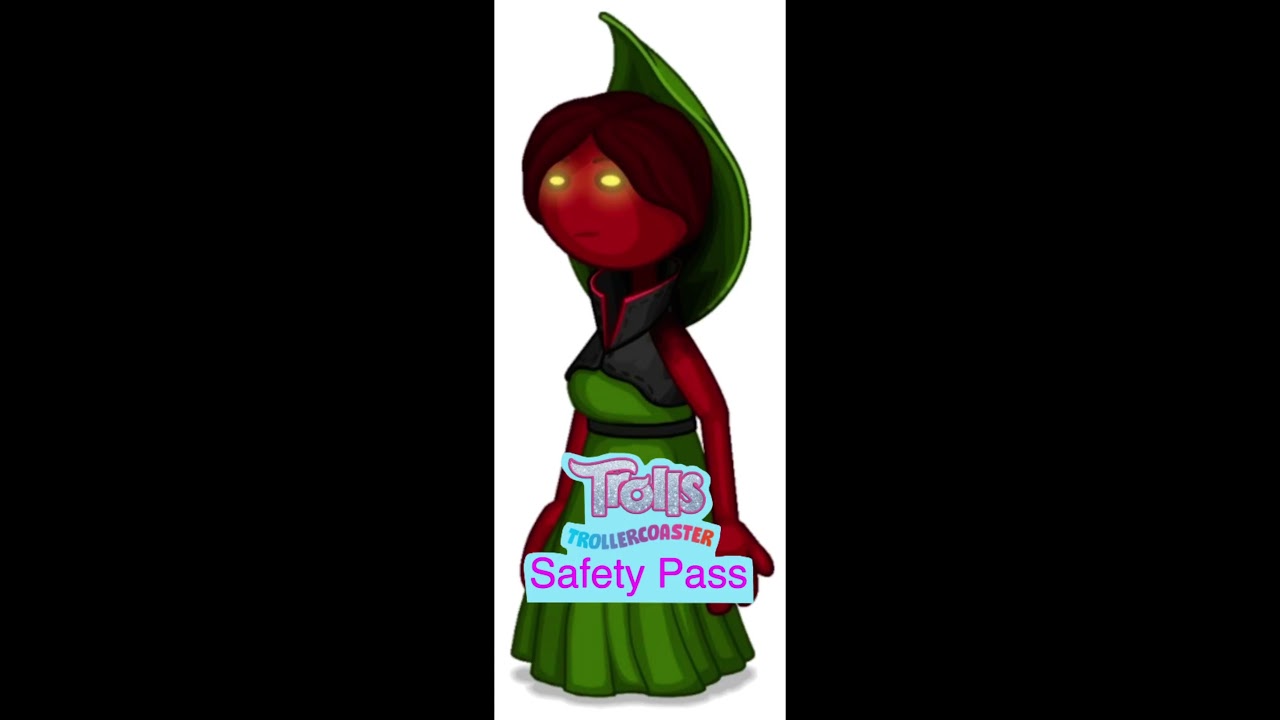 CherriMonster's Trolls Trollercoaster Safety Pass