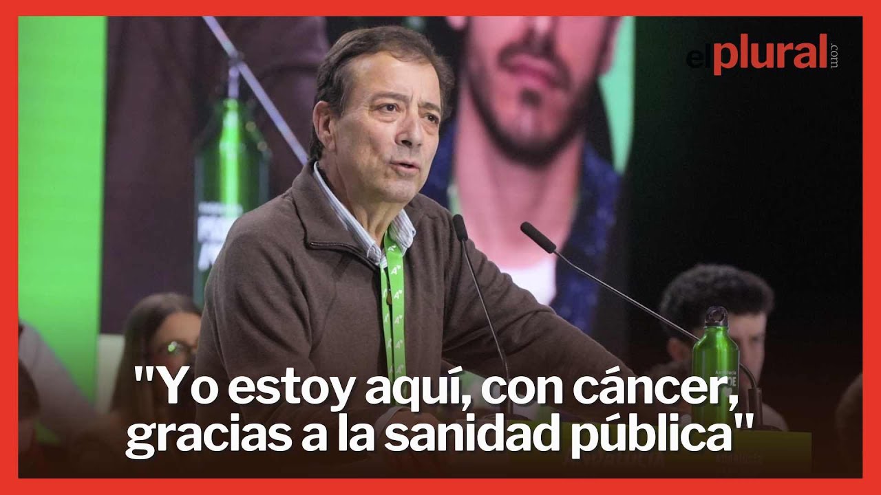 El emocionante discurso de Vara, enfermo de cáncer, sobre la sanidad