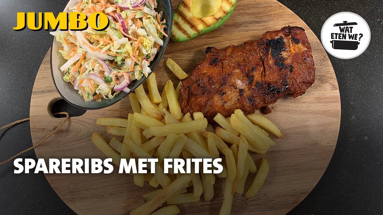 Wat eten we? Spareribs met friet