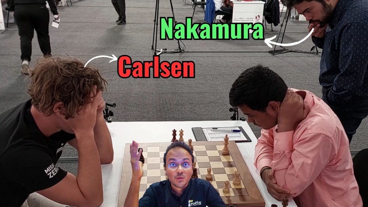 Why was Naka surprised? | Pranesh vs Carlsen | Qatar Masters 2023 | Commentary by Sagar