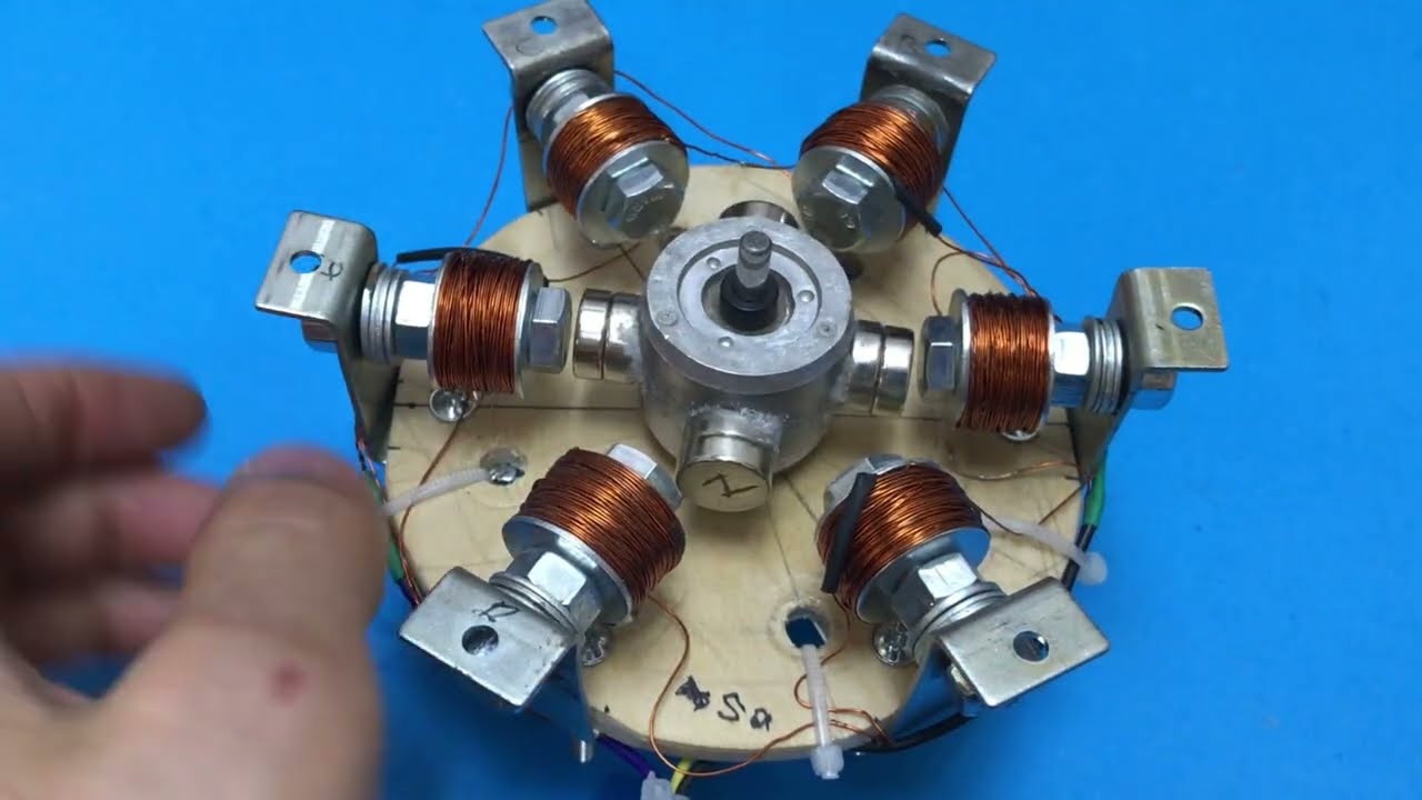 LET'S MAKE OUR OWN BRUSHLESS MOTOR- 6 BOBİNLİ FIRÇASIZ MOTOR YAPIMI