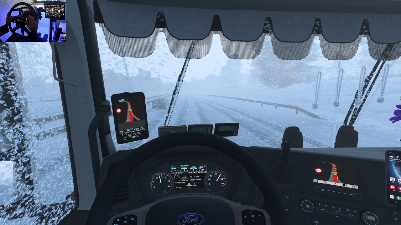 Winter - POV DRIVING Ford F-Max 4K 1.57