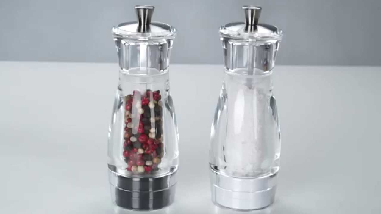Salt, pepper and chilli mills VIRGO