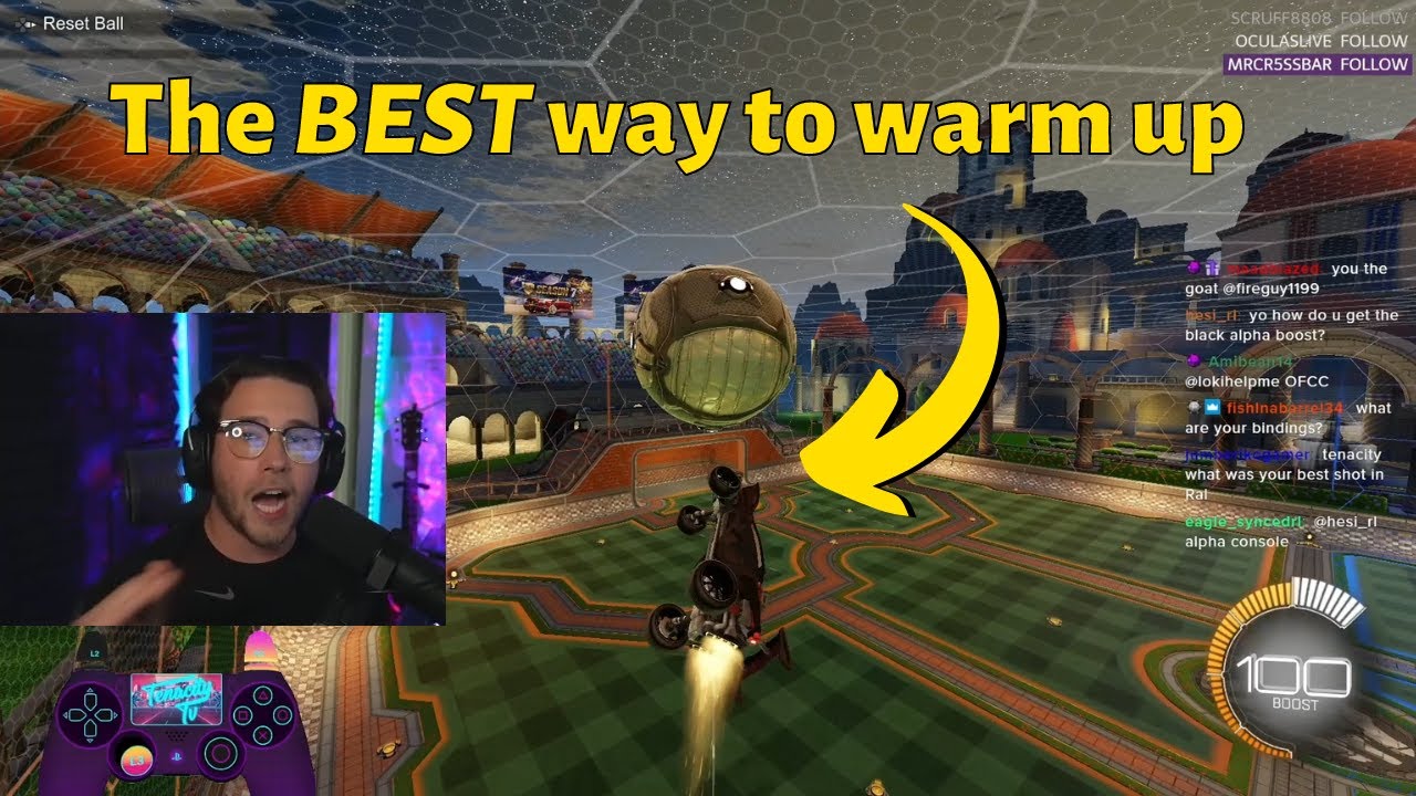 ЛУЧШАЯ ежедневная разминка для улучшения механики... Советы по Rocket League