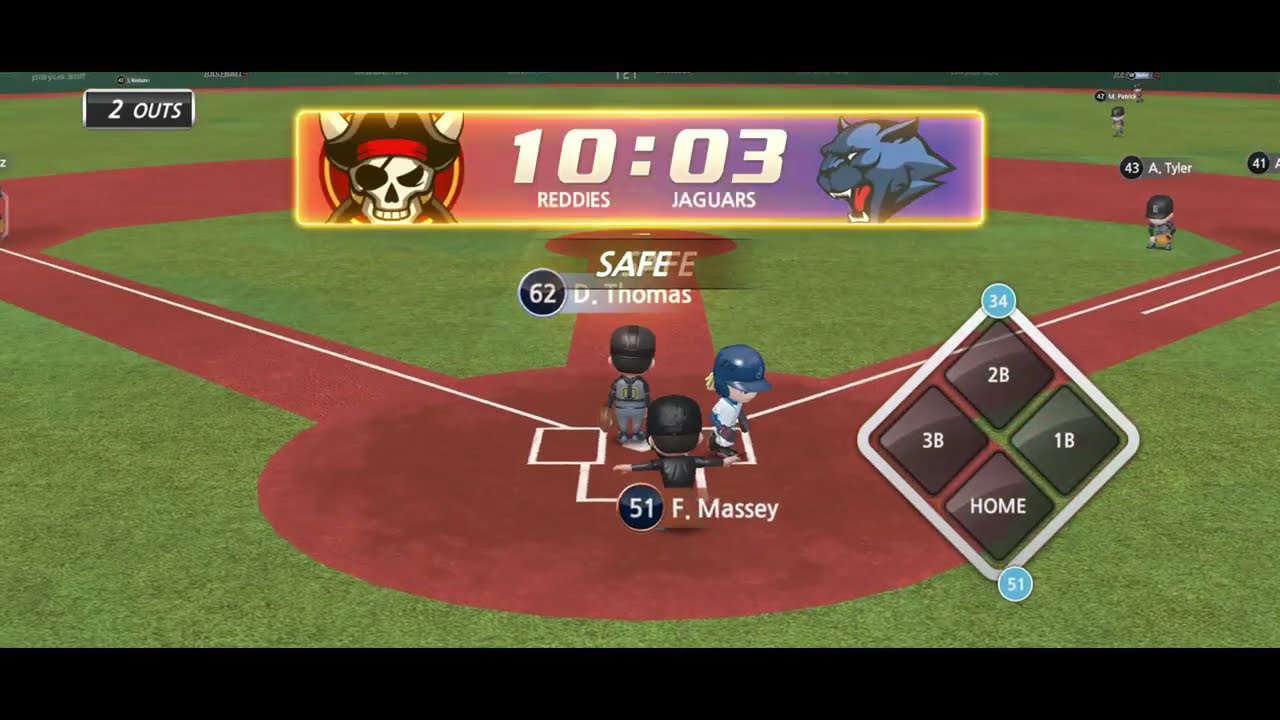 Baseball 9 Gameplay - #1 | Reddies VS Jaguars | #baseball #japan #gameplay 