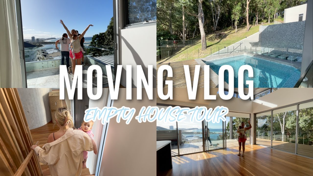 VLOG empty house tour & moving in! 🏡📦