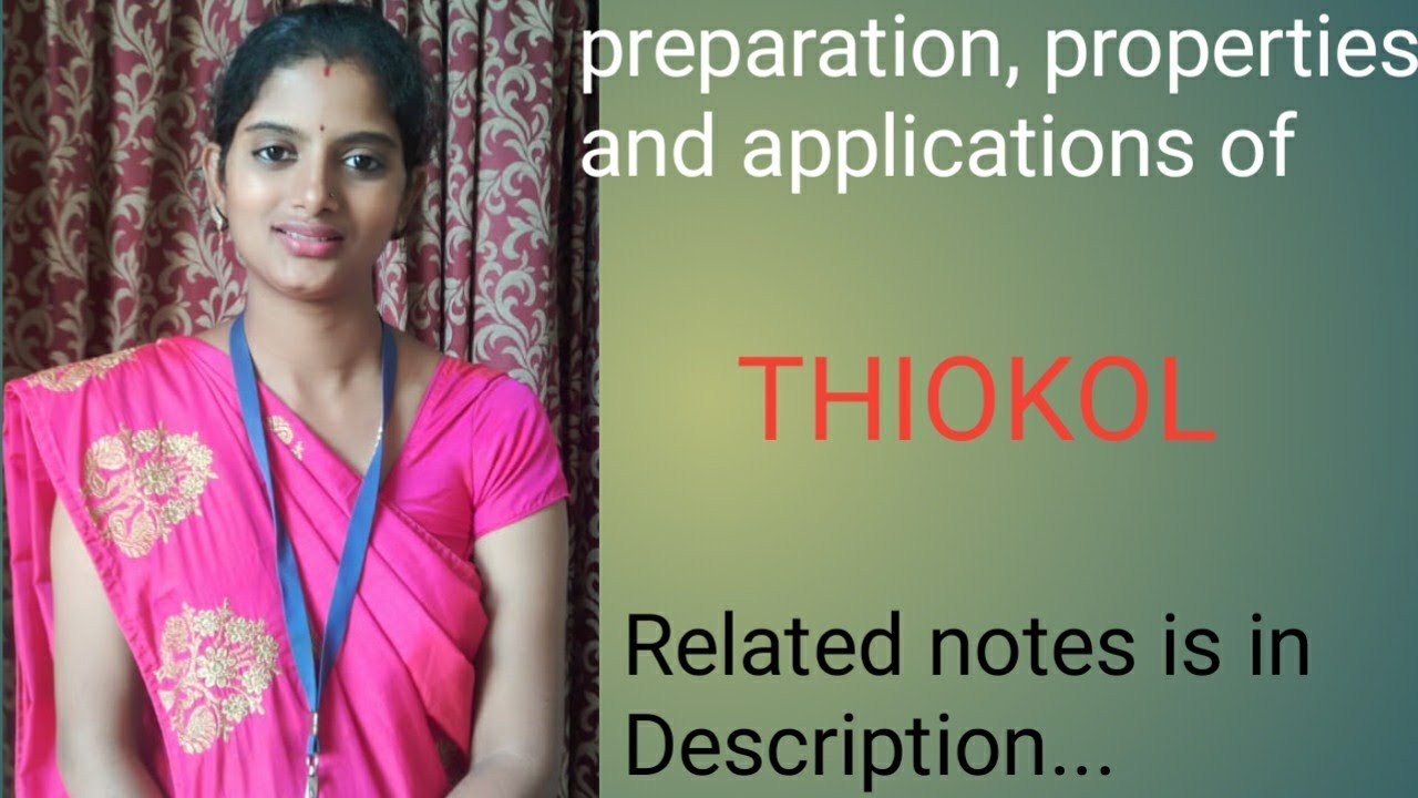 preparation, properties and applications of thiokol/GRP/polysulphide rubber#Elastomer#polymer#