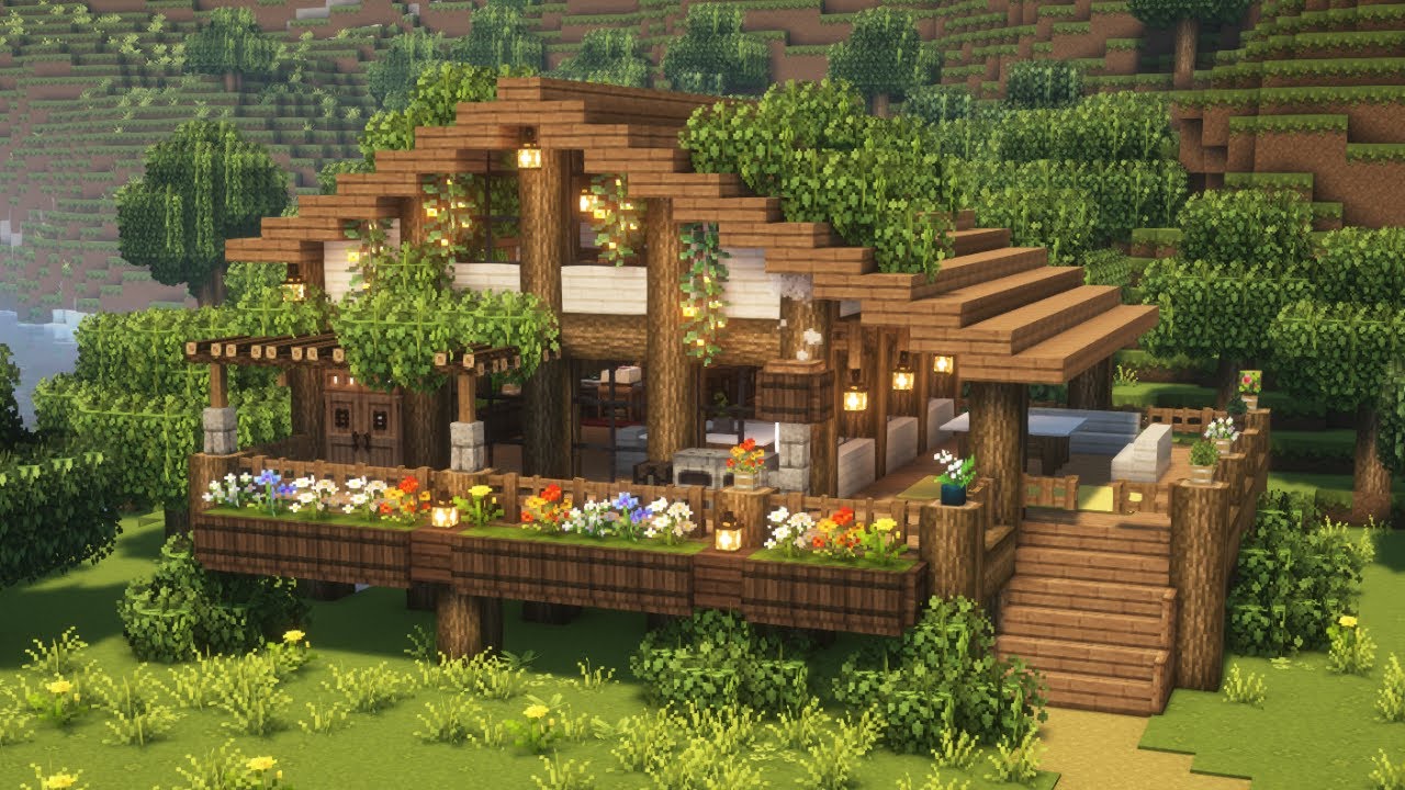 [Minecraft] ☘️✨ Aesthetic Cottage Tutorial / House / Mizuno's 16 Craft Resource Pack