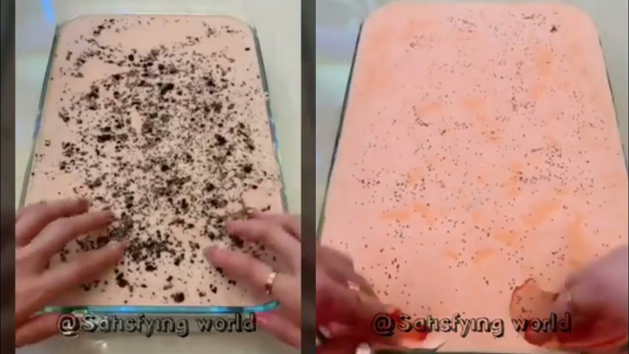 Most satisfying iceberg slime|**no talking**