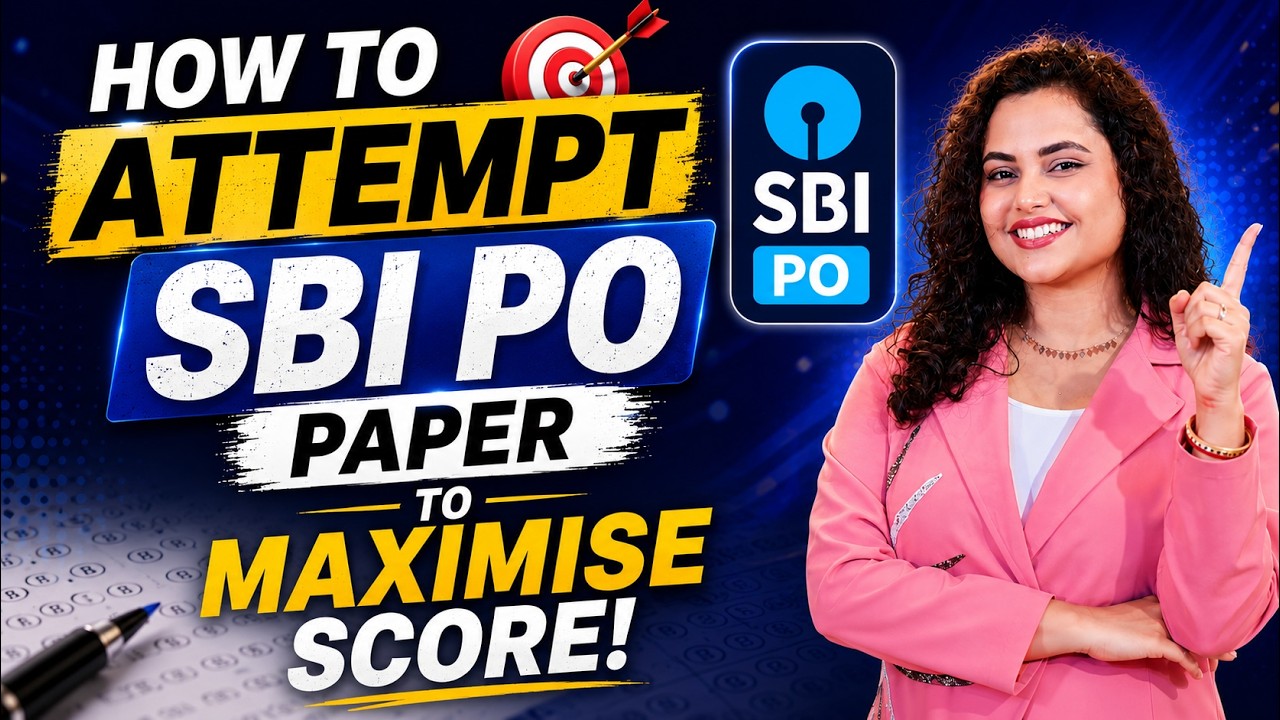 How Toppers Attempt SBI PO Paper? 💯 | Complete Attempt Strategy for Maximum Score | Rupam ma'am