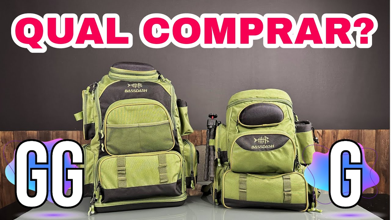 Qual mochila escolher? Bassdash G ou GG