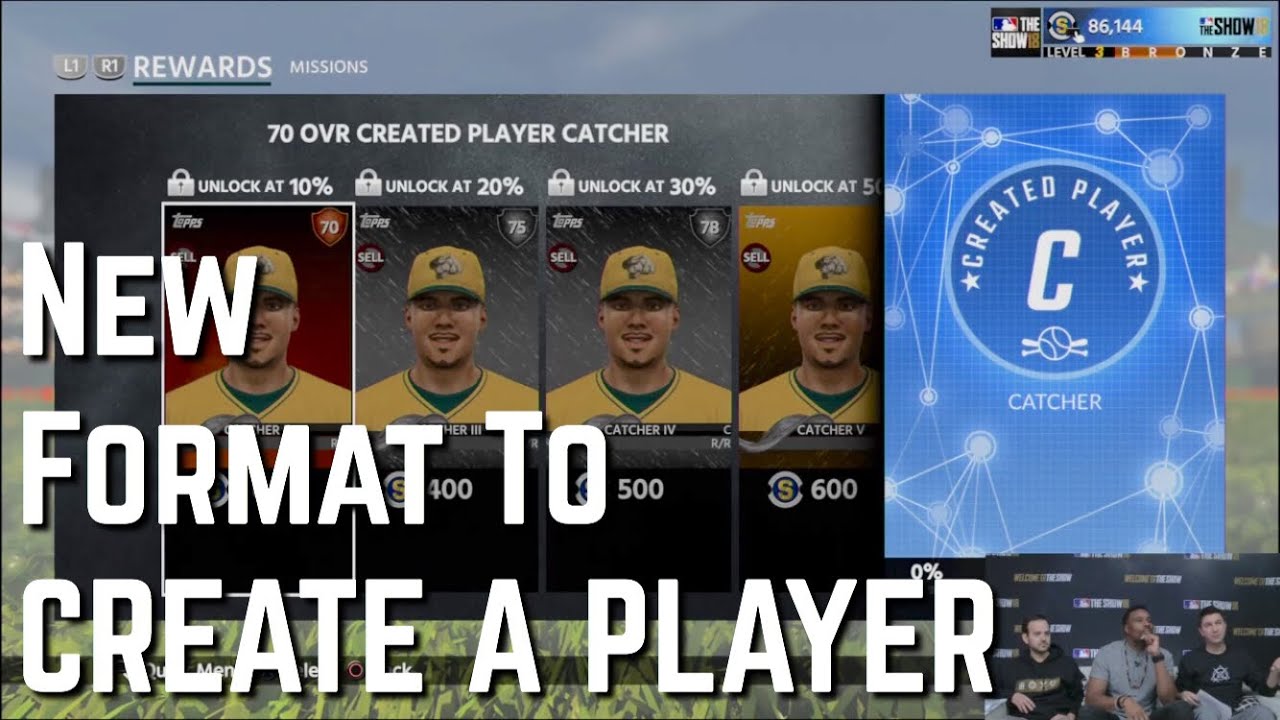 *NEW* Revamp Create A Player In DD (MLB The Show 18)