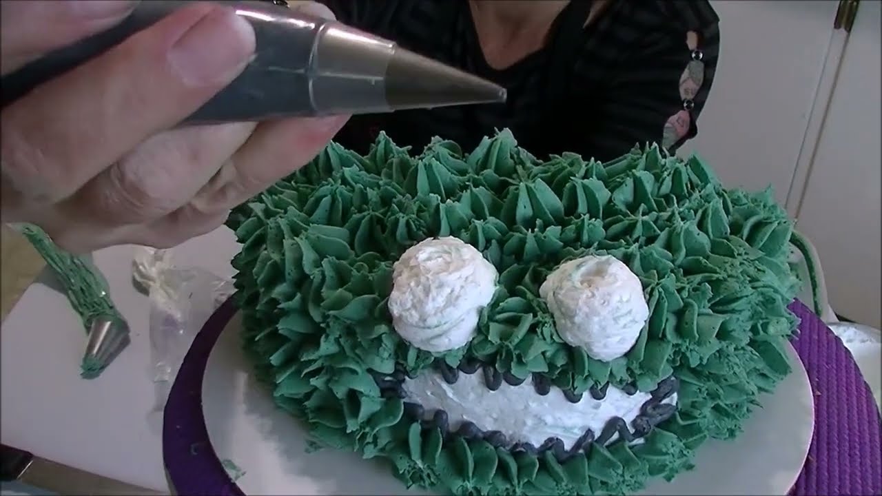 Viral halloween Monster Mouth | Cake Decorating monster cake