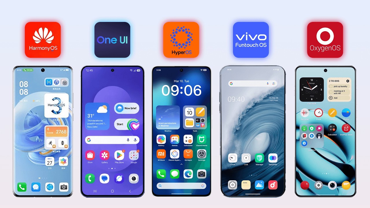 Every Major Android Skin Explained | Pixel UI, One UI, Hyper OS, Origin OS