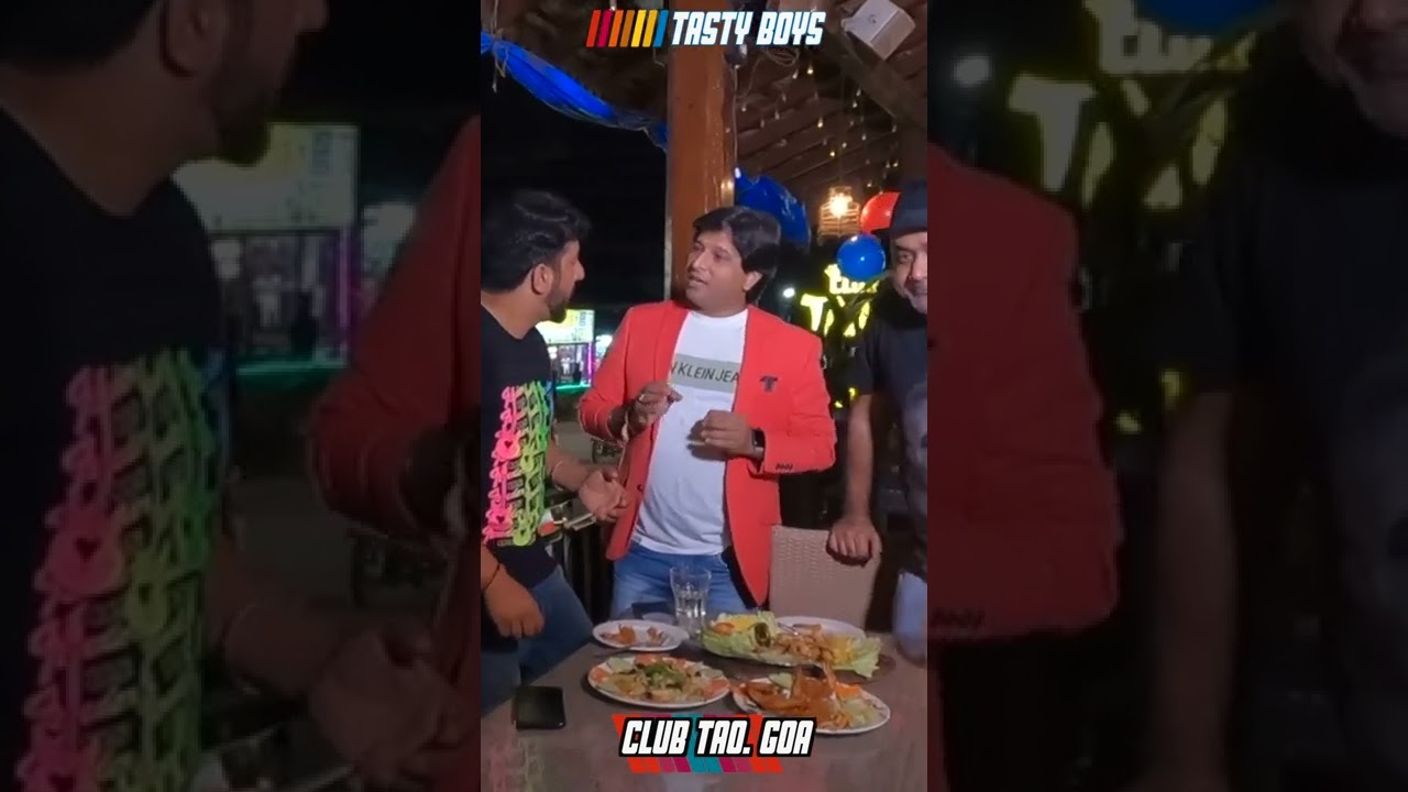 Not only Food, Clubbing here is also amazing #shorts #tastyboys #youtubeshorts #goa #foodvlogs